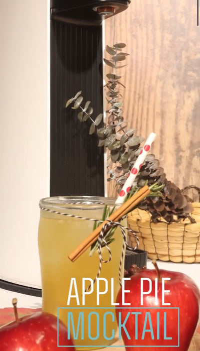 APPLE PIE Mocktail with Carbon8 sparkling water⁠ For the spiced simple syrup