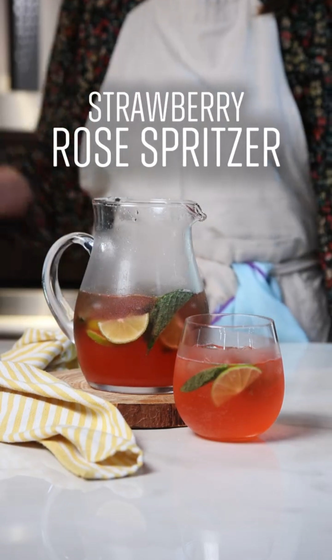 Strawberry Rose Spritzer