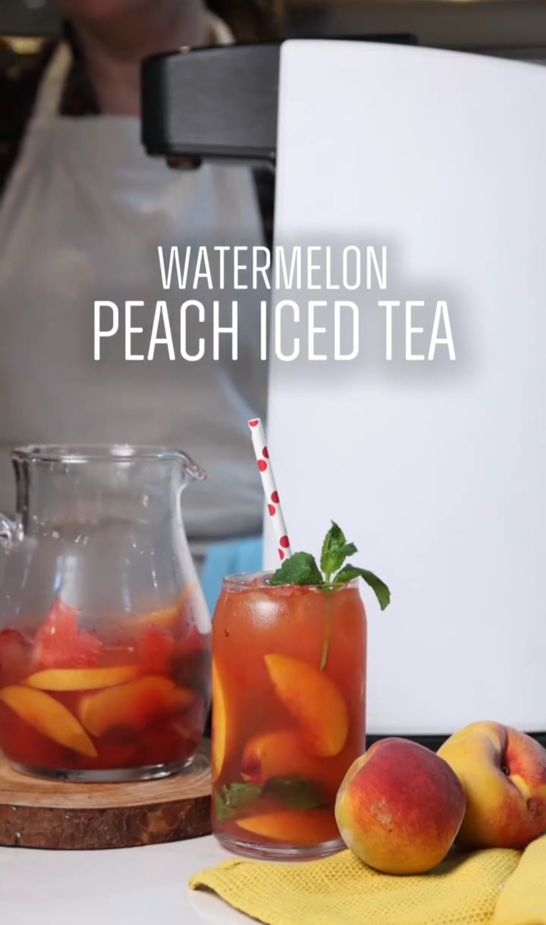 Watermelon Paech Iced Tea