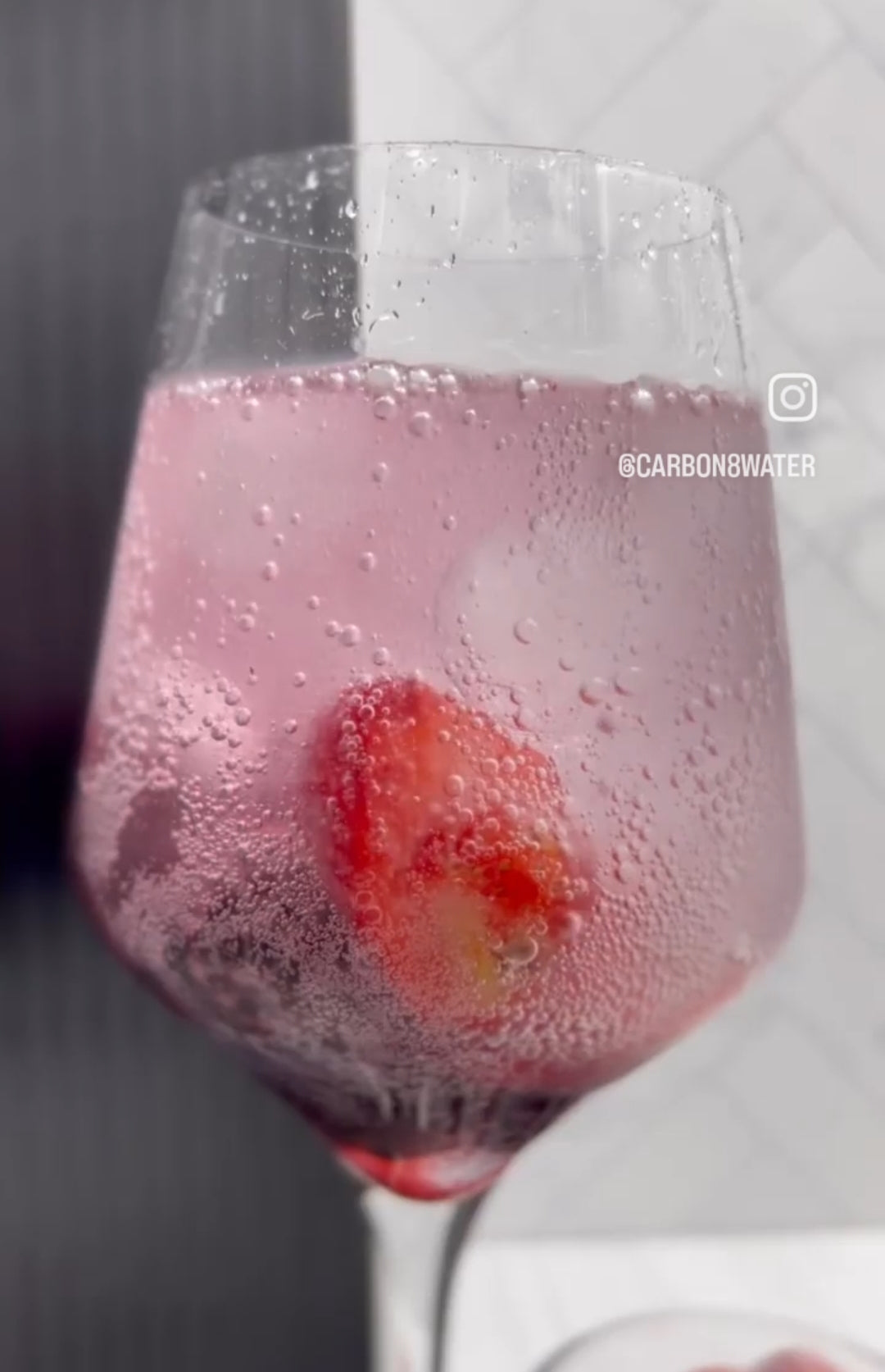 Carbon8 is always ready to make ice cold sparkling water at home!