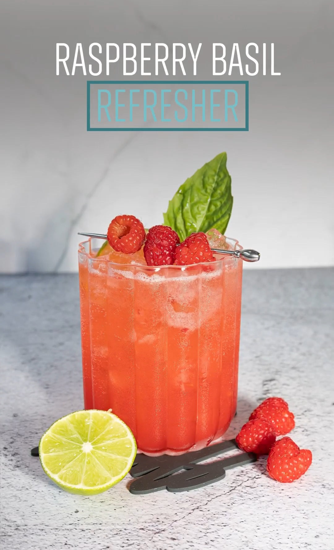 Raspberry Basil Refresher - Carbon8