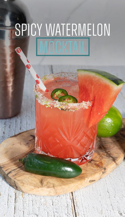 Spicy Watermelon Mocktail⁠