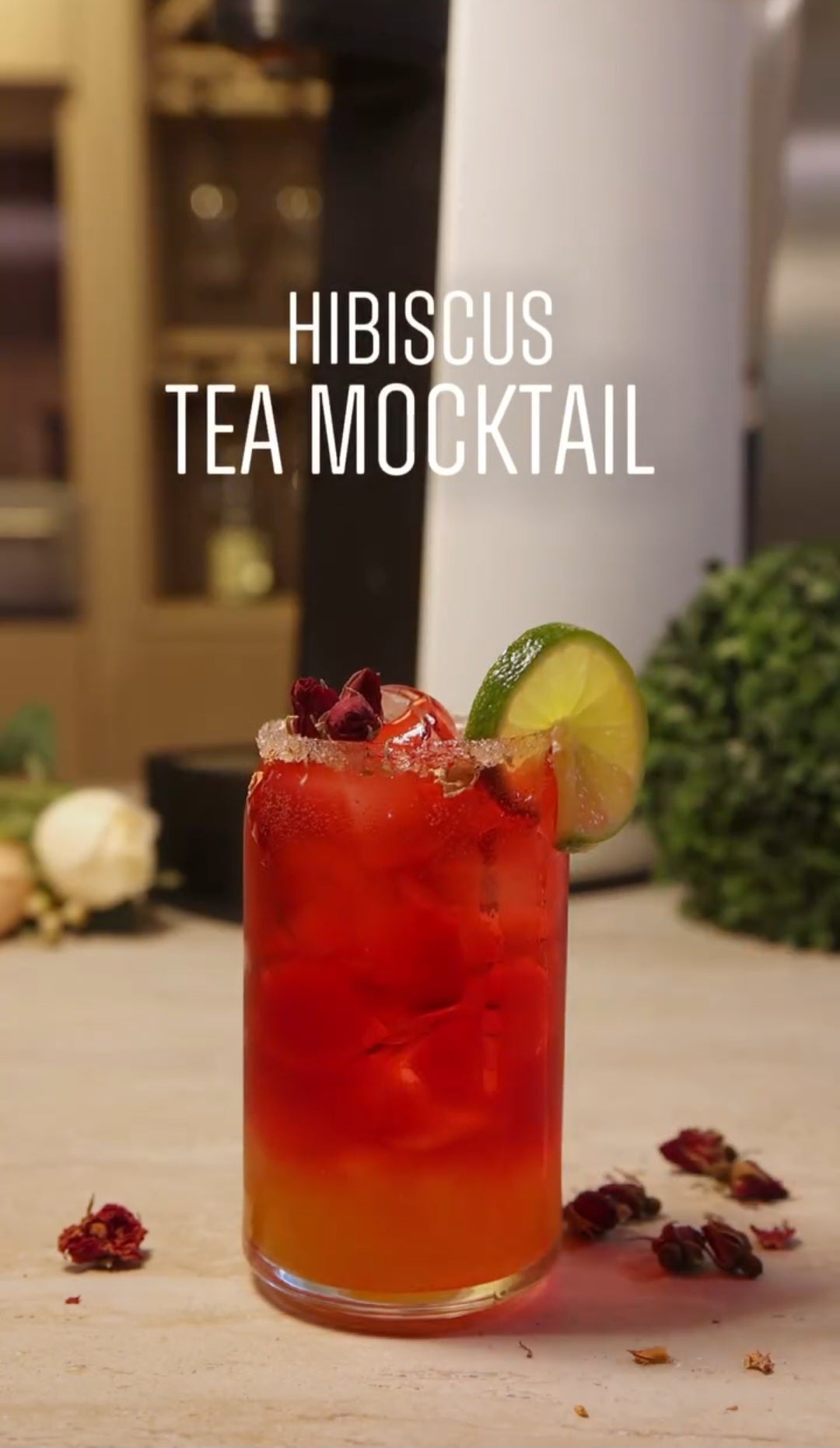 Hibiscus Tea Mocktail