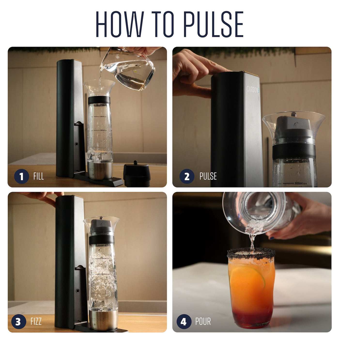Carbon8 Pulse - The Soda Maker Machine