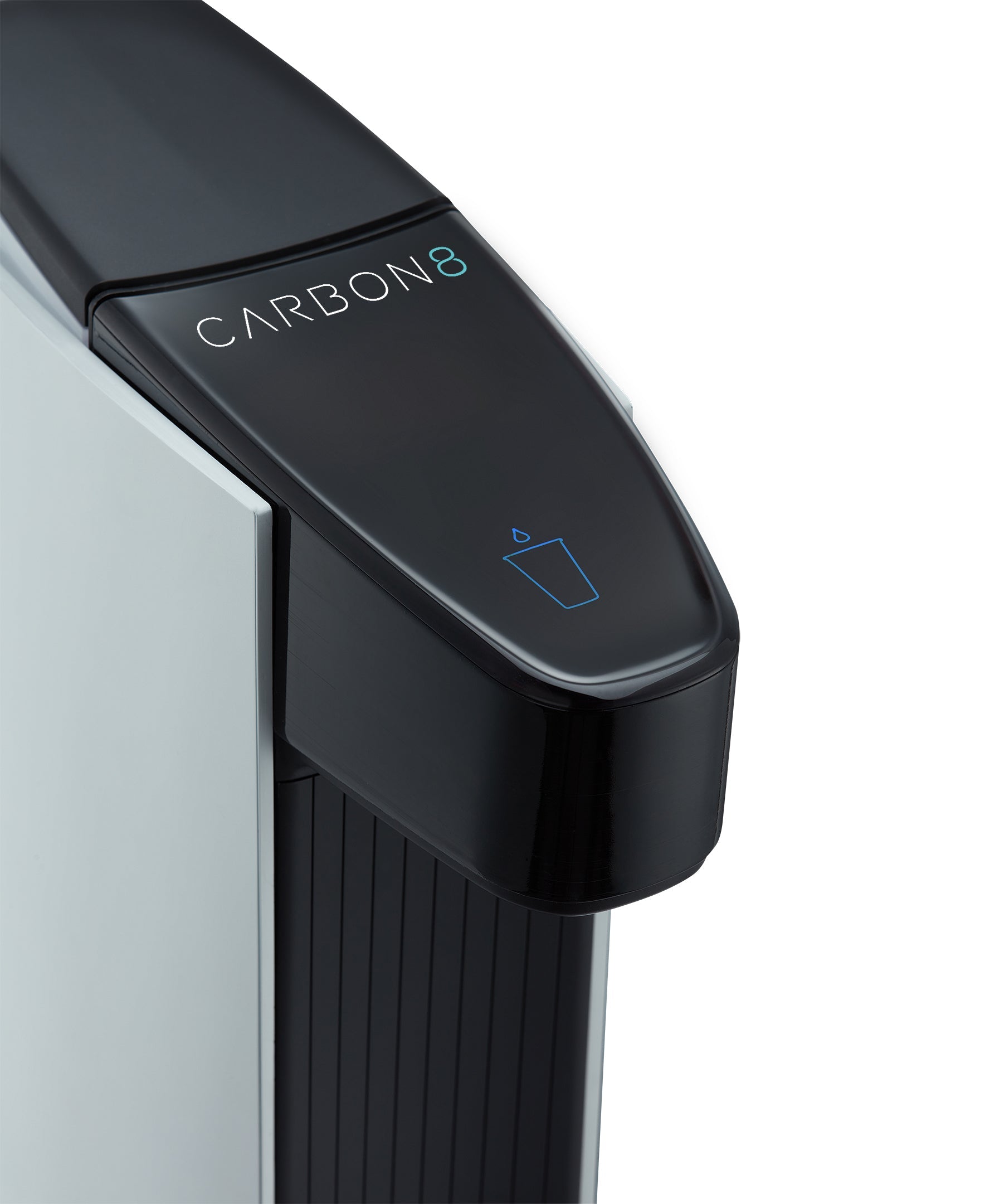 Carbon8 Kit - One Touch Sparkling Water Maker + Filter & Lemon8 + Co2 Cylinder - Black