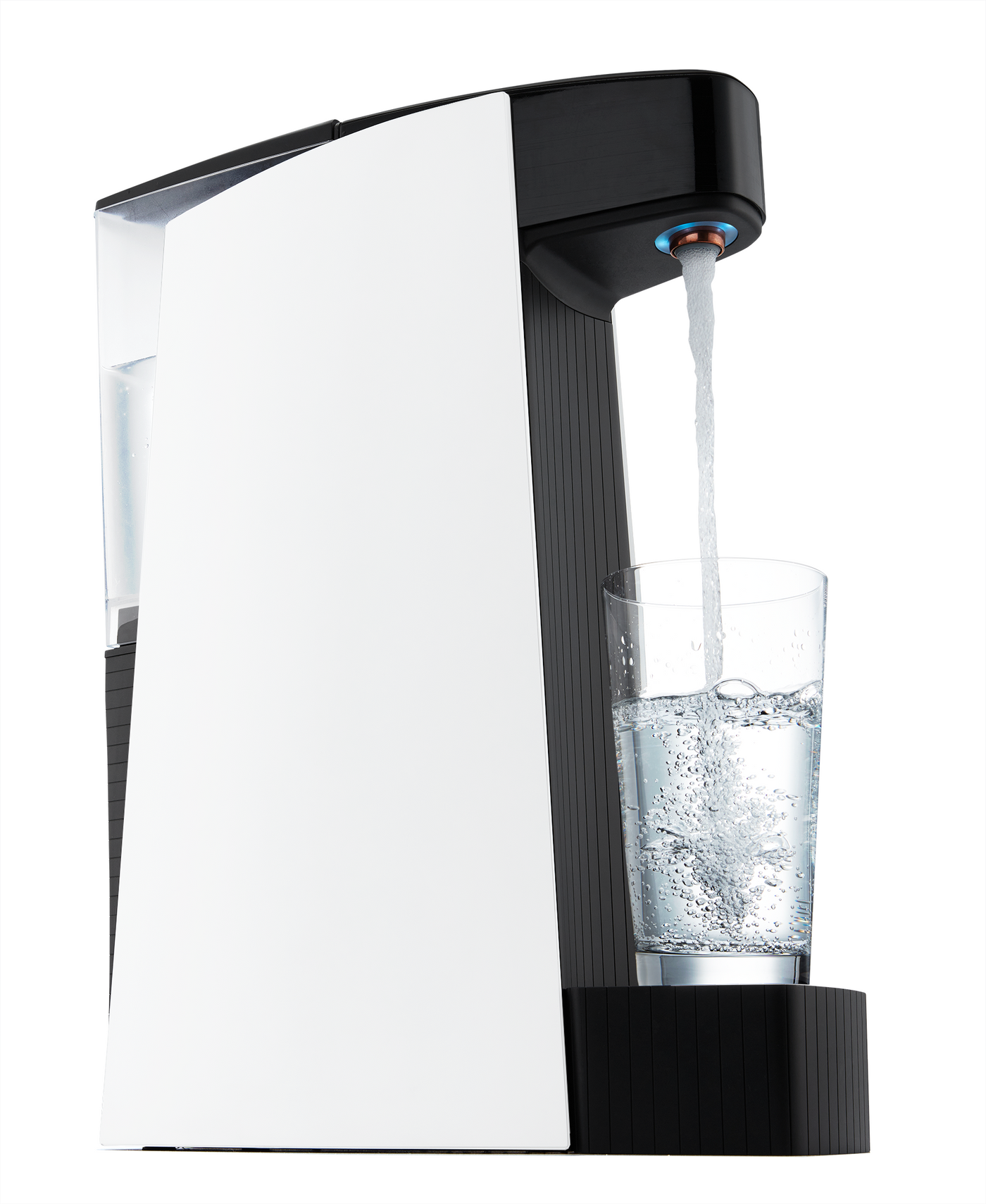 Carbon8 Kit - One Touch Sparkling Water Maker + Filter & Lemon8 + Co2 Cylinder - White