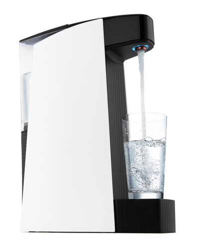 Carbon8 - One Touch Sparking Water Maker and Dispenser - White
