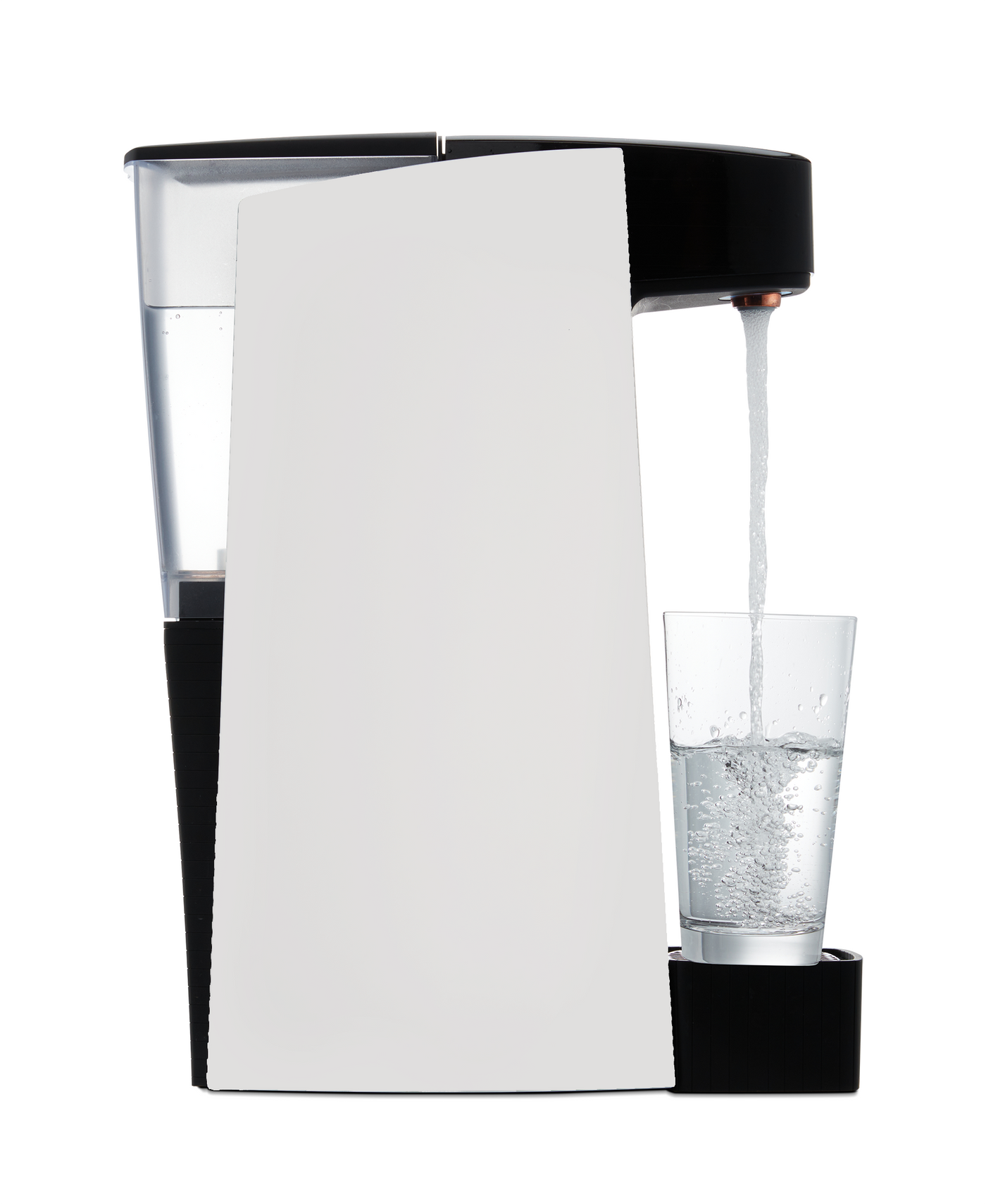 Carbon8 - One Touch Sparkling Water Maker + Filter & Lemon8 - White